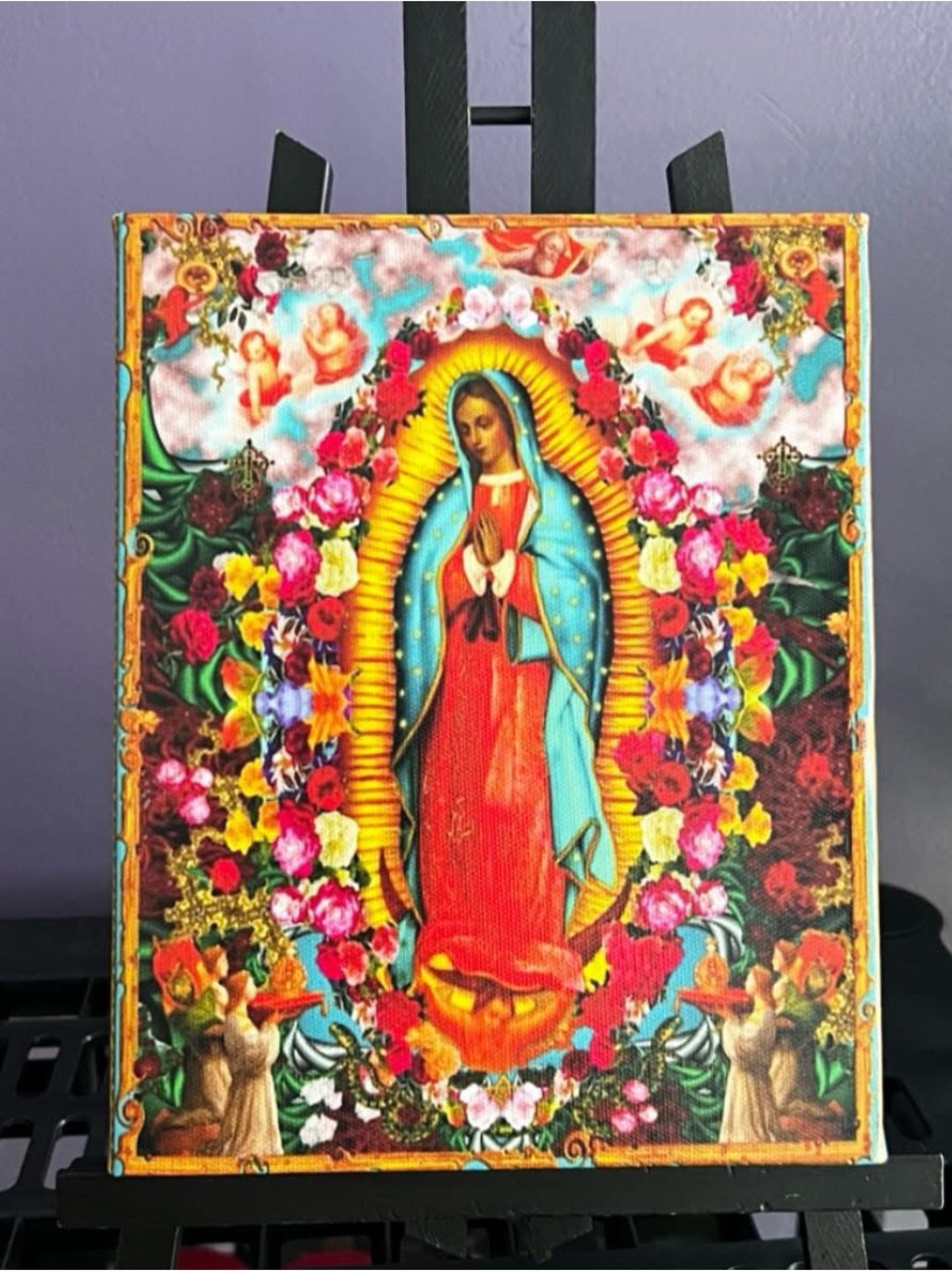 Religious Virgen de Guadalupe Canvas Art
